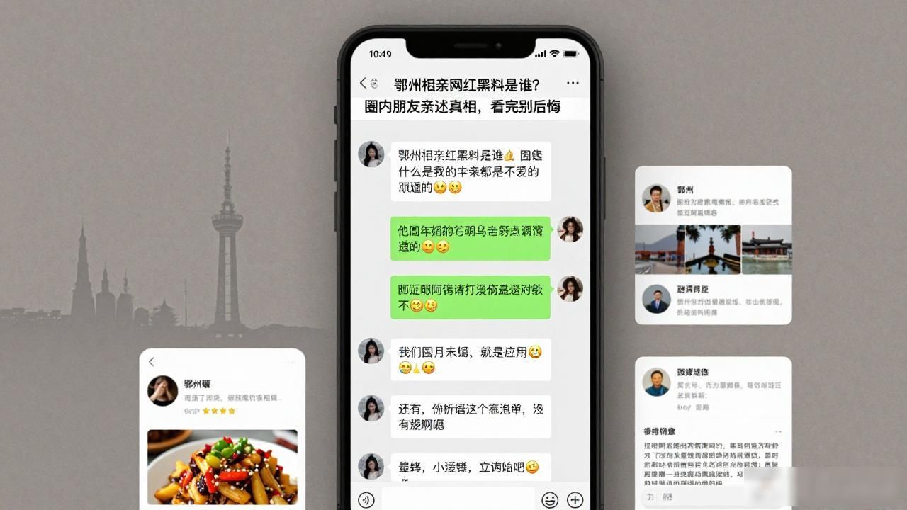 鄂州相亲网红黑料是谁？圈内朋友亲述真相，看完别后悔